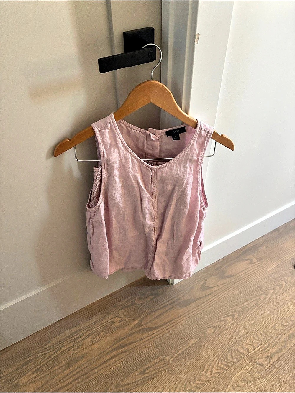 J.Crew Linen button back top (M) and matching skirt (L)